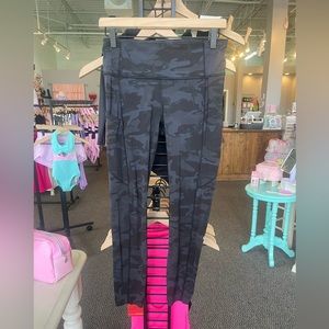 Lululemon Blue & Gray Camo Fast & Free Legging - 25”